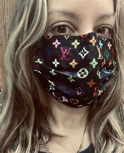 lv custom mask|Etsy louis vuitton face mask.